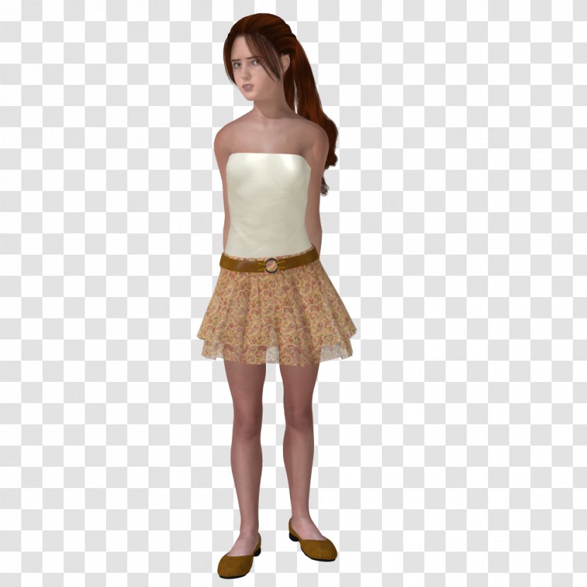Miniskirt Cocktail Dress Shoulder - Cartoon - Fashion Summer Discount Transparent PNG