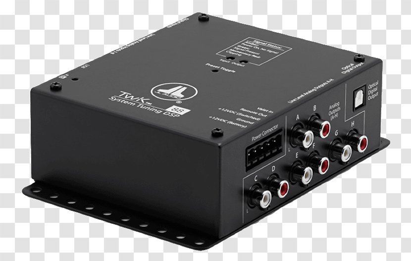 JL Audio TwK 88 System Tuning 8 CH. Digital Signal Processor D8 Ch. Analog - Sound - Adrenaline Transparent PNG