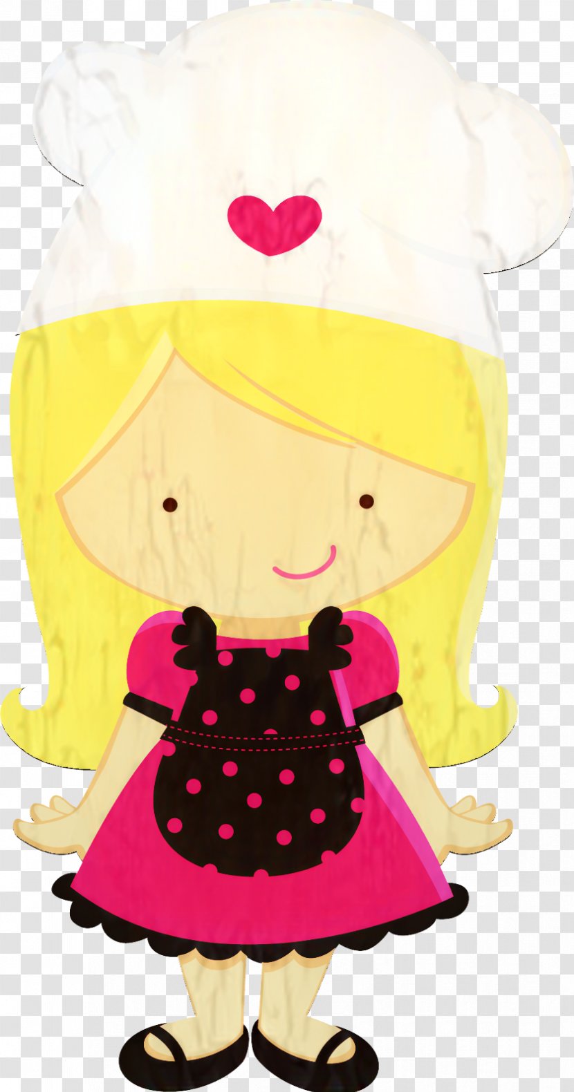 Girl Cartoon - Cooking - Pink Transparent PNG