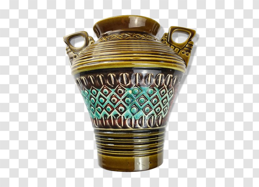 Vase Ceramic 01504 Brass Transparent PNG