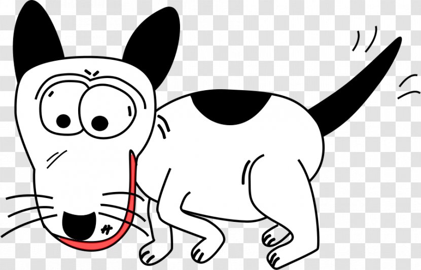 Bull Terrier Puppy Cartoon Clip Art - Frame - Free Pet Clipart Transparent PNG