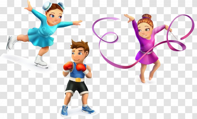 Artistic Gymnastics - Ribbon - Sports Cartoon Child Active Transparent PNG