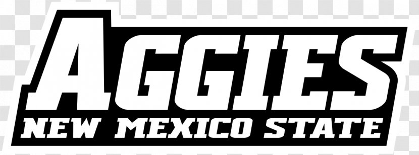 New Mexico State University Aggies Football Logo Wordmark Brand - Text Transparent PNG