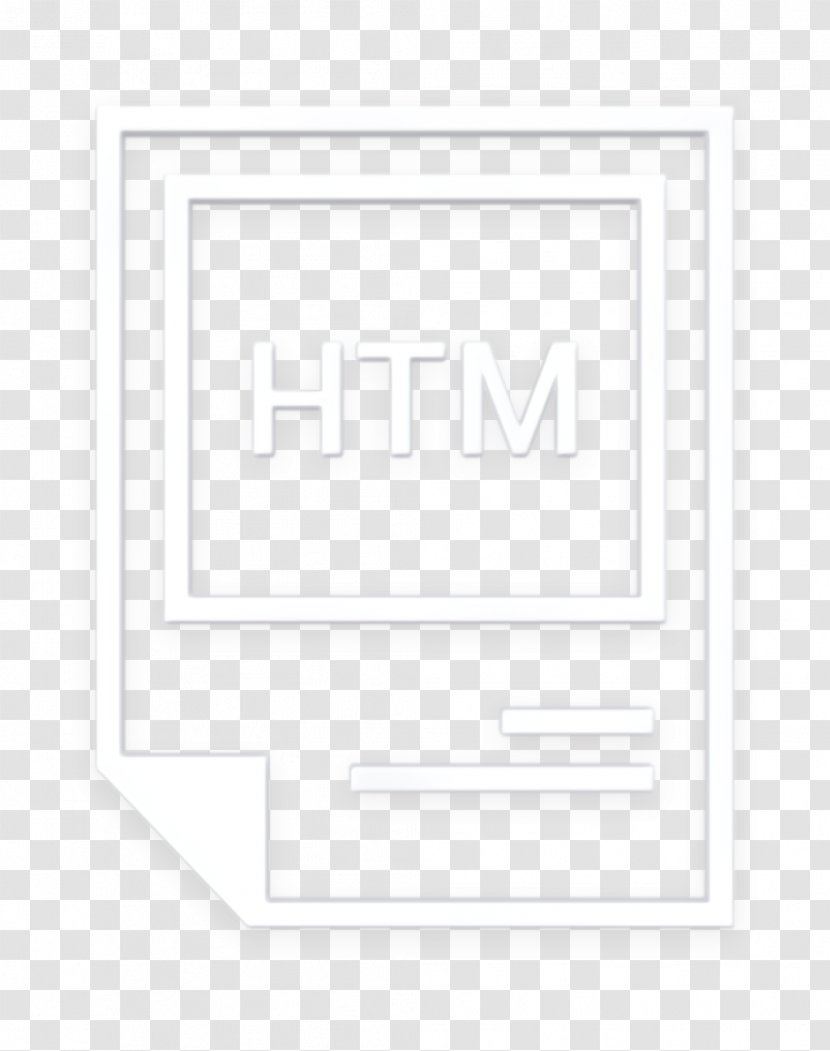 Extention Icon File Htm - Rectangle Blackandwhite Transparent PNG