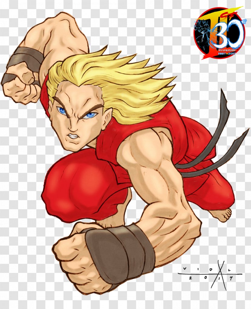 Street Fighter II: The World Warrior Alpha 30th Anniversary Collection Ken Masters M. Bison - Watercolor Transparent PNG