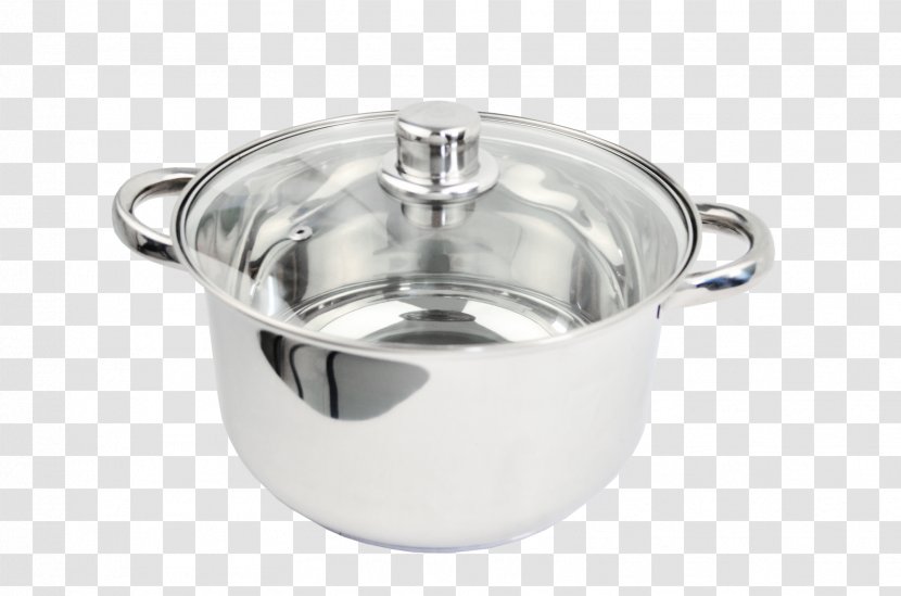 Lid Stock Pots Pressure Cooking Silver - Cookware Accessory - Steel Pot Transparent PNG