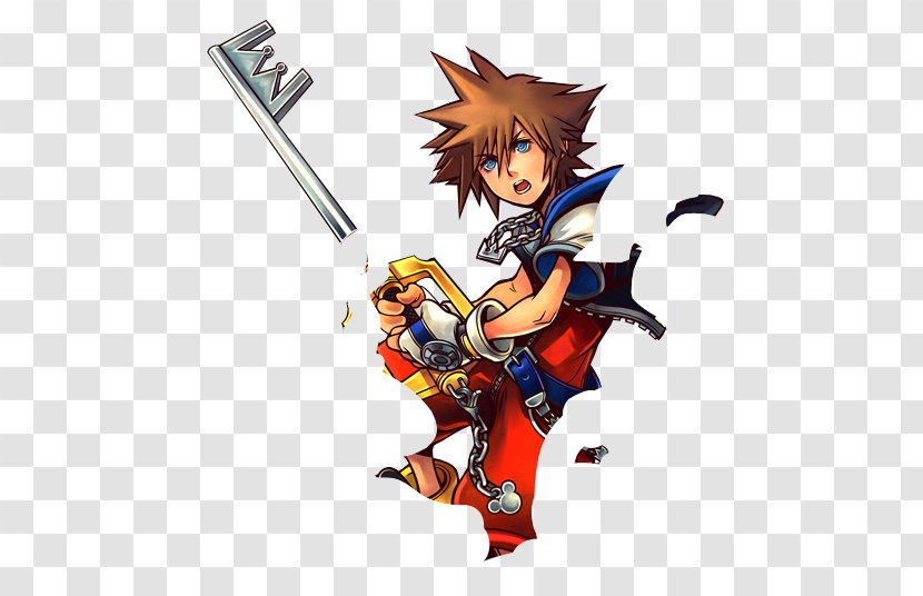 Kingdom Hearts Coded III HD 1.5 Remix Sora - Watercolor Transparent PNG