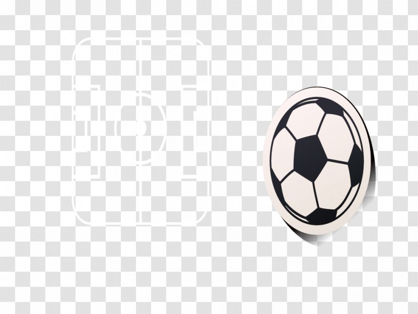 Brand Black And White Pattern - Football Transparent PNG
