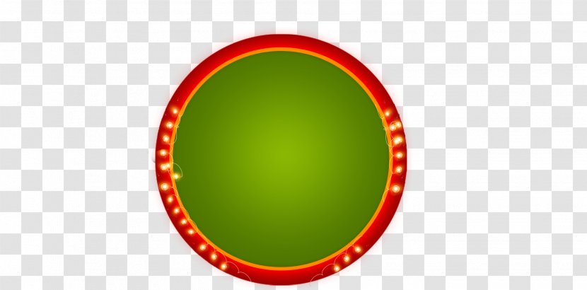 Logo Paper - Oval - Green Ring Lighting Effects Transparent PNG