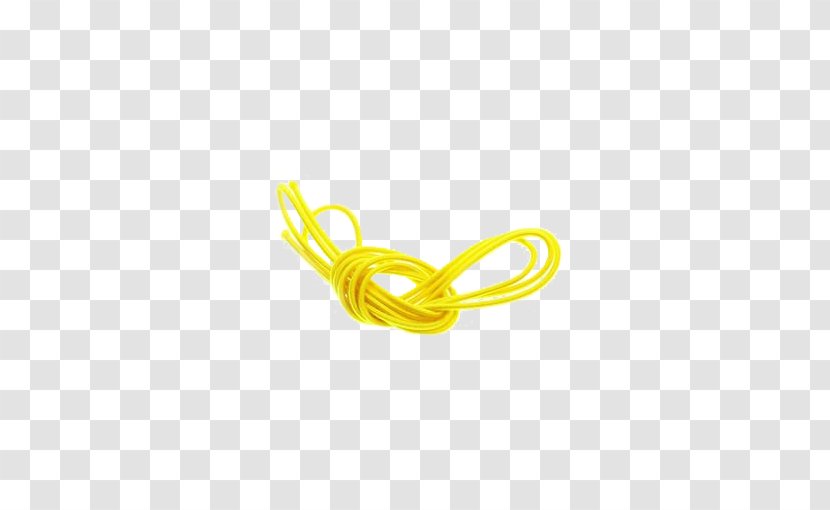 Illustration - Body Jewelry - Yellow Rope Transparent PNG