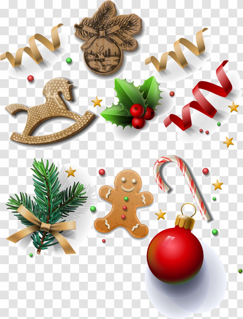 Christmas Ornament Decoration Santa Claus - Tree - Background Transparent PNG