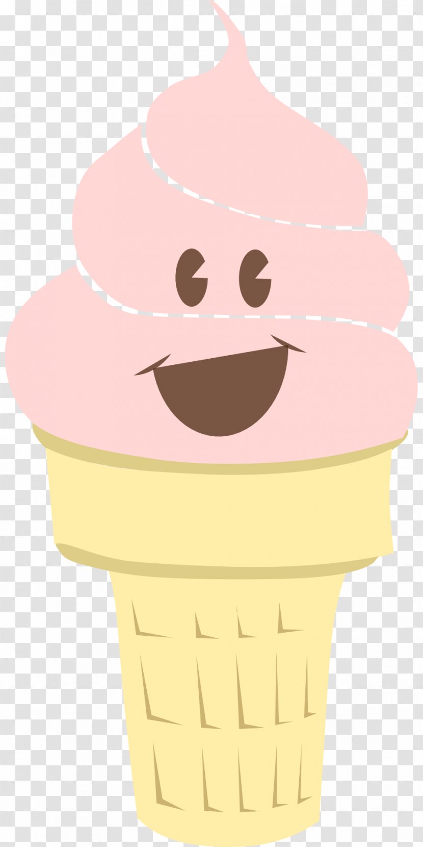Ice Cream Cones Strawberry Clip Art - Dairy Product Transparent PNG