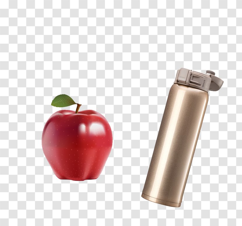 Cup Stainless Steel Vacuum Flask Mug Glass - Online Shopping - Apple And Cups Transparent PNG
