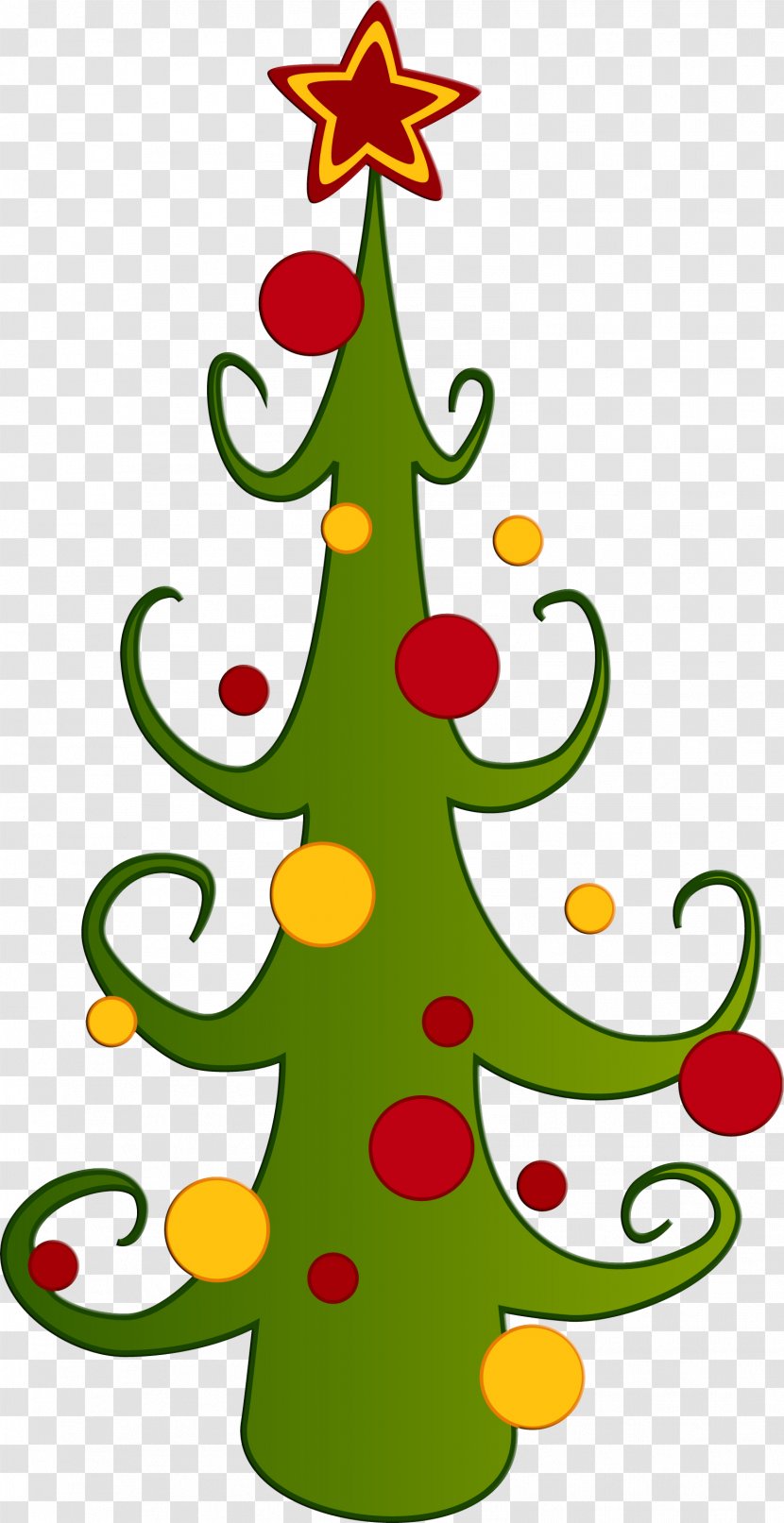 Christmas Tree Clip Art - Drawing Transparent PNG