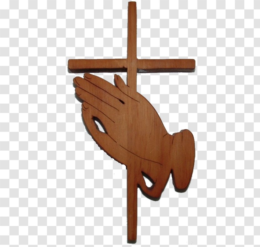 /m/083vt Product Design Wood - Wooden Cross With Praying Hands Drawings Transparent PNG
