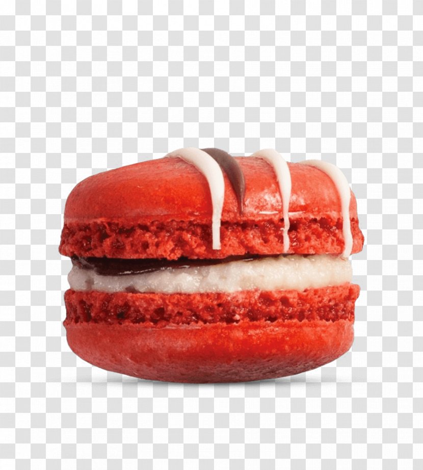 Macaroon Macaron Red Velvet Cake Stuffing Cupcake - French Cuisine Transparent PNG