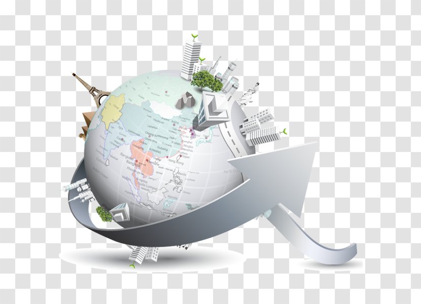 Web Template Page - Globe - Earth Sense Of Technology Transparent PNG
