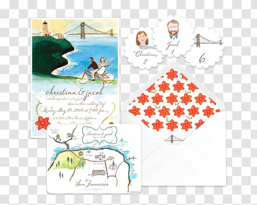 Point Bonita Lighthouse Wedding Invitation - Bridegroom Transparent PNG