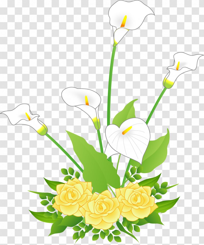 Floral Design Cut Flowers Flower Bouquet Plant Stem - Art Transparent PNG
