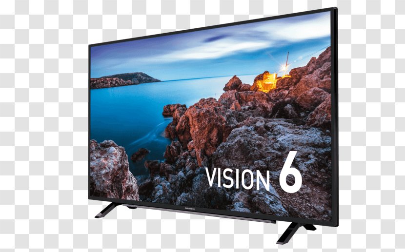 High Efficiency Video Coding Television LED-backlit LCD 1080p Grundig - Flat Panel Display - Stock Photography Transparent PNG