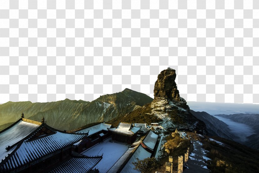 Tongren U68b5u51c0u5c71 Bodhimau1e47u1e0da Buddhism - Tourism - Buddhist Temple Of Fanjingshan Transparent PNG