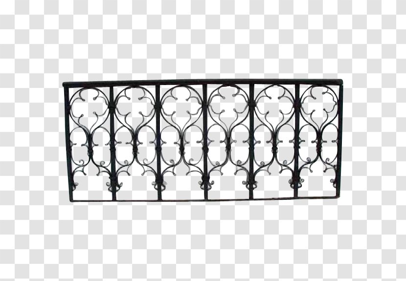 Victorian Era Wrought Iron Gothic Revival Architecture Grille Handrail - Balcony Transparent PNG