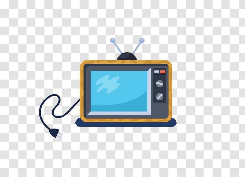 Antenna - Blue - TV Set Transparent PNG