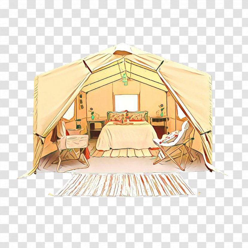 Tent Cartoon - Architecture - Arch Attic Transparent PNG