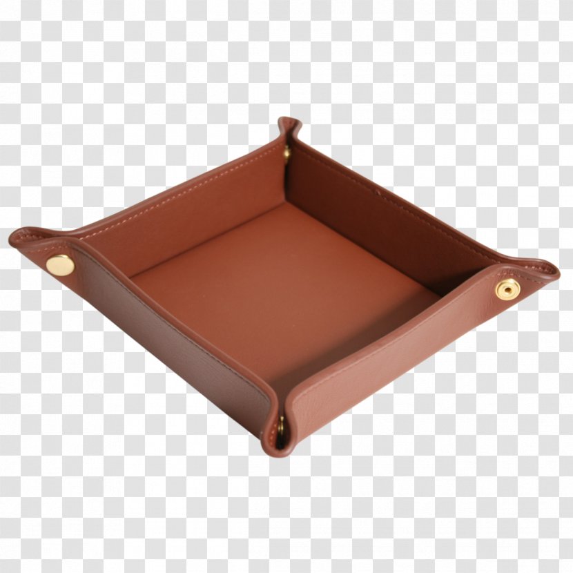 Valet Leather Tray Tan Bedside Tables - Lining Transparent PNG