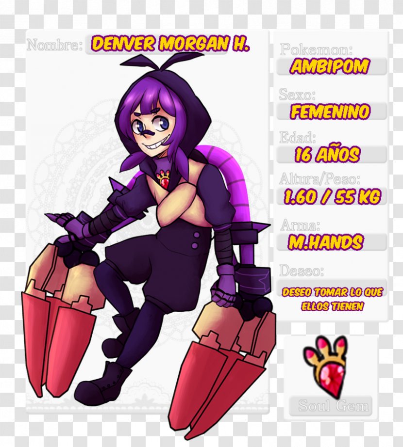 Fiction Costume Character Cartoon Shoe - Purple - Mahou Transparent PNG