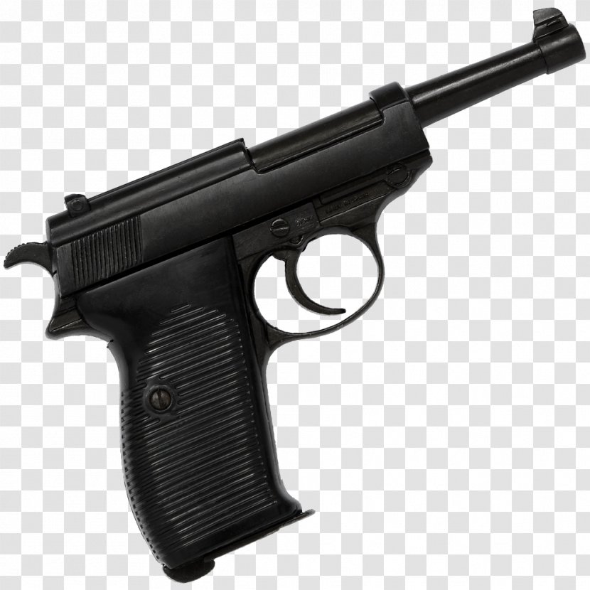 Walther P38 Carl GmbH Firearm Pistol PP - Gun - Weapon Transparent PNG