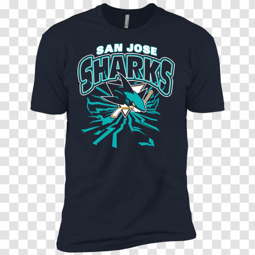 T-shirt Hoodie Sleeve Seagulls! (Stop It Now) - Blue - San Jose Sharks Transparent PNG