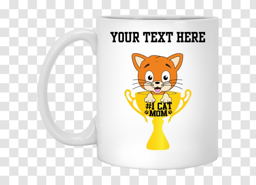 Mug T-shirt Coffee Cup Microwave Ovens - Drinkware - Cat Mom Transparent PNG