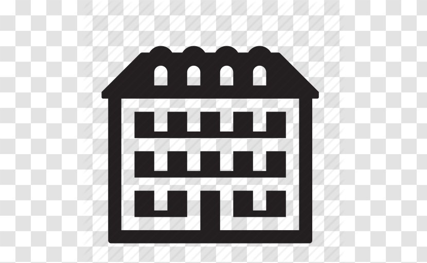 Calendar Symbol - Black And White - Apartment Drawing Vector Transparent PNG