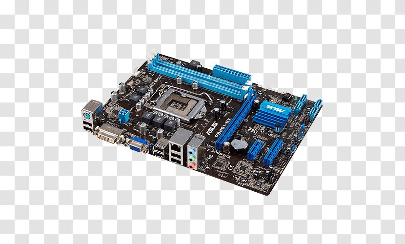 Intel LGA 1155 Motherboard MicroATX ASUS P8H61-MX - Technology Transparent PNG