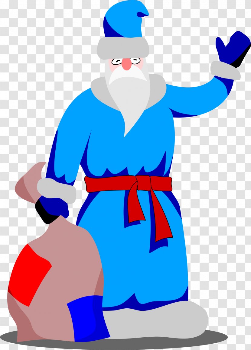 Ded Moroz Santa Claus Grandfather Clip Art - Christmas - Rones Transparent PNG