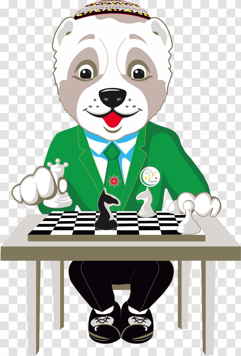 2017 Asian Indoor And Martial Arts Games Dog Ashgabat Chess - Mammal - Mascot Transparent PNG
