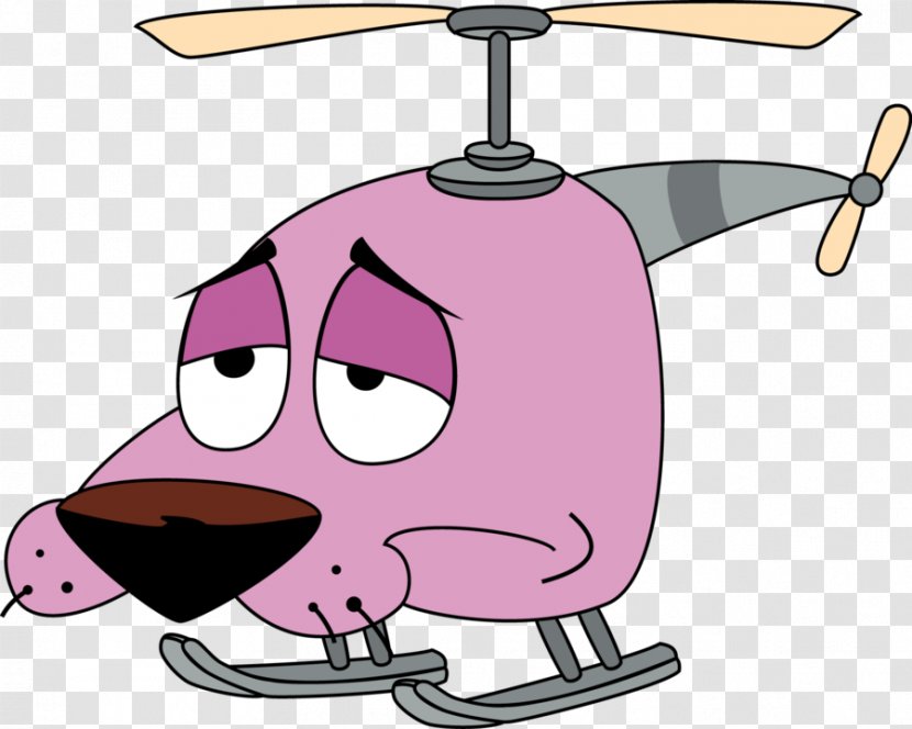 Dog Eustace Bagge Courage Clip Art - Scared Cartoon Transparent PNG