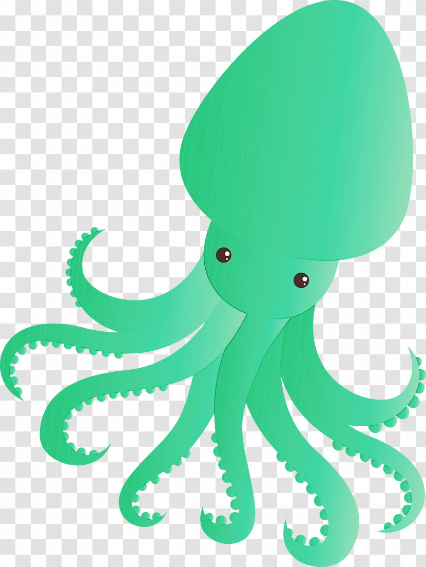 Octopus Giant Pacific Octopus Green Octopus Squid Transparent PNG
