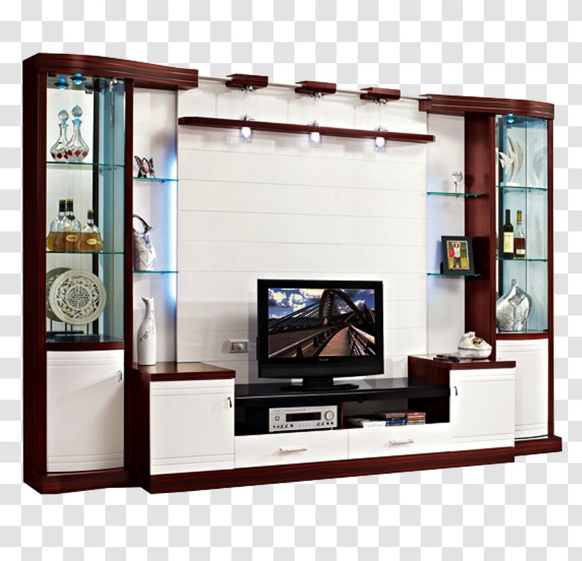 Furniture Entertainment Centers & TV Stands Shelf Display Case Television - Multimedia - Tv Wall Transparent PNG