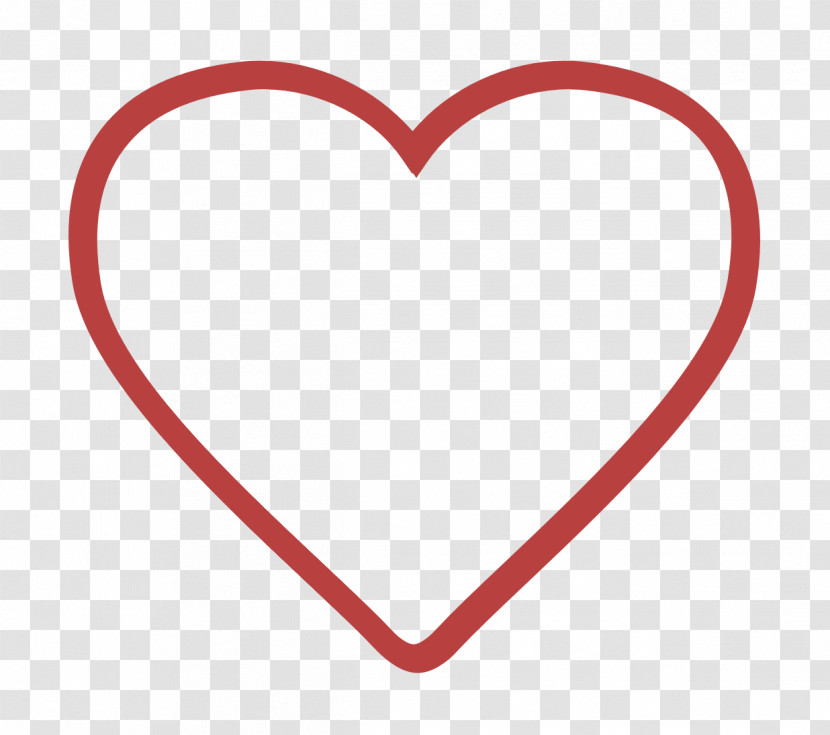 Lover Icon IOS7 Set Lined 1 Icon Heart Icon Transparent PNG