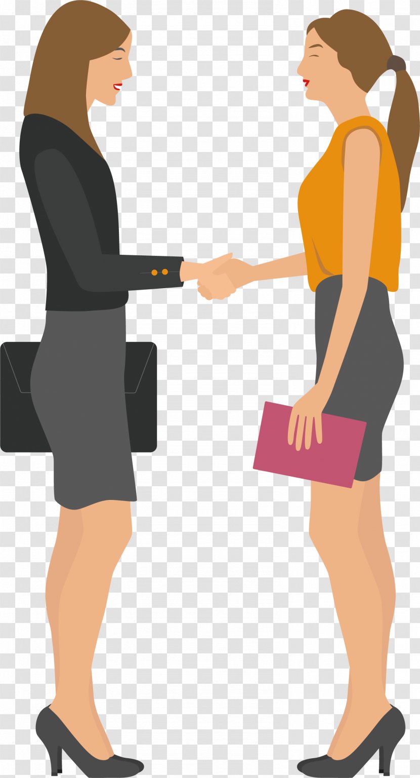 High-heeled Footwear Icon - Tree - Vector Painted Handshake Woman Transparent PNG