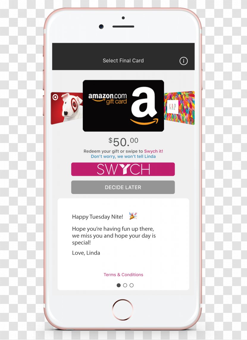 Gift Card Discounts And Allowances Smartphone Amazon.com Transparent PNG