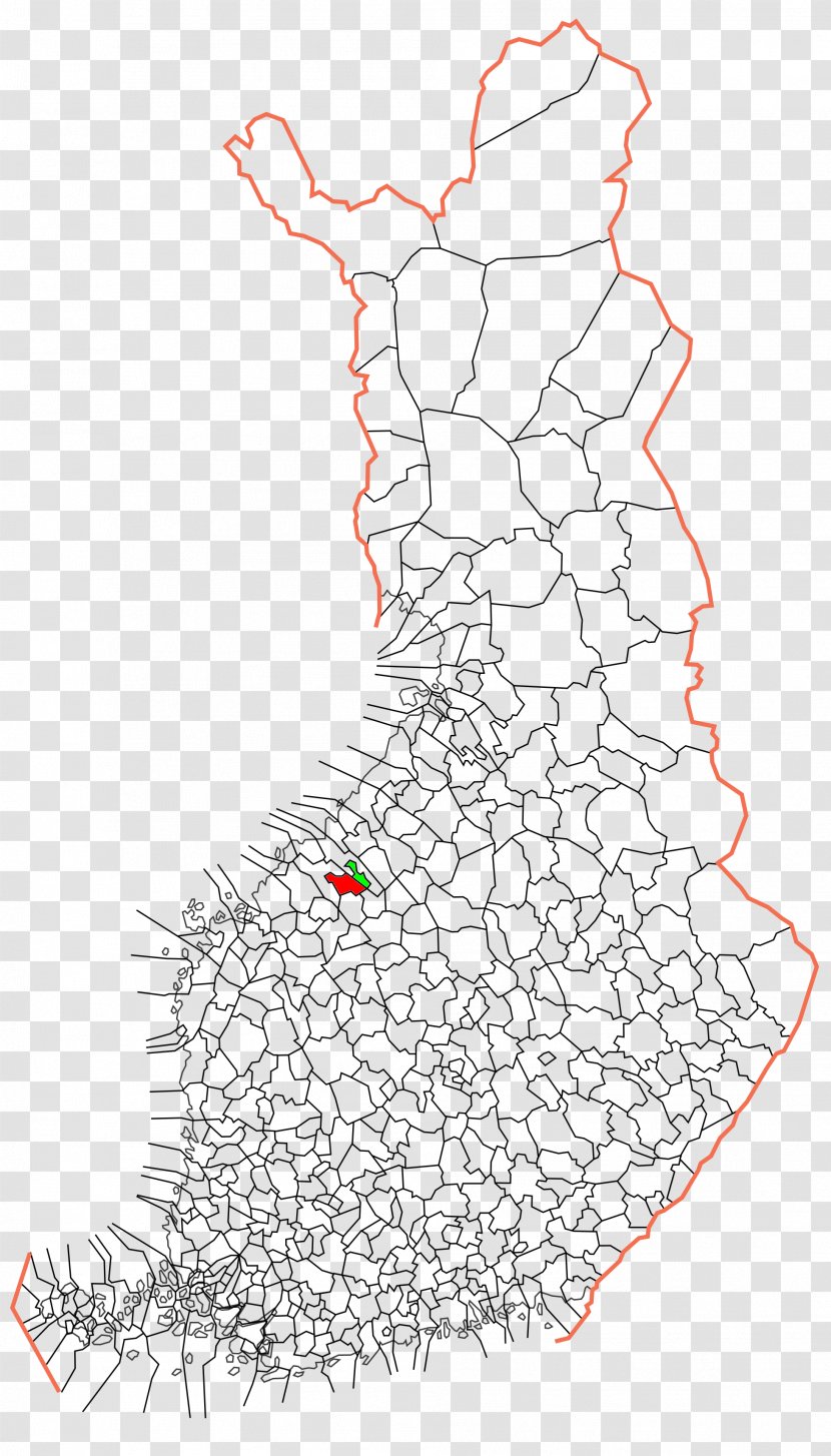 Åland Islands Grand Duchy Of Finland Mainland Administrative Division Map - Line Art Transparent PNG