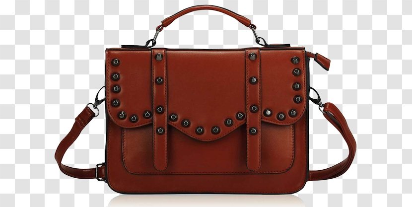 Handbag Satchel Leather Strap - Peach - Retro Objects Transparent PNG