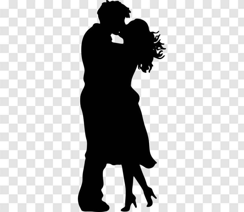 Kiss Couple Clip Art - Intimate Relationship - Casal Transparent PNG