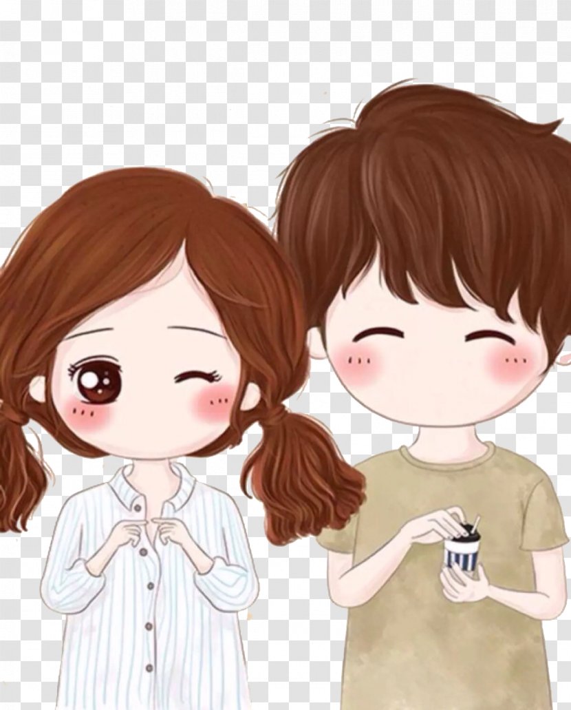 Couple Drawing Wallpaper - Heart - A Lovely Transparent PNG