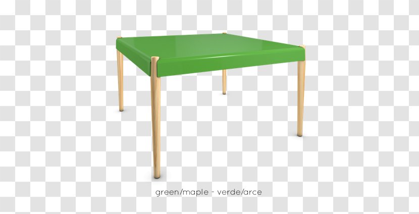 Table Line Desk Angle - Green Transparent PNG