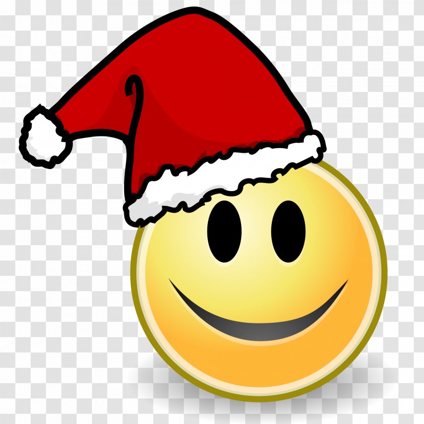 Santa Claus Christmas Smile Gift Happiness - Smiley Transparent PNG