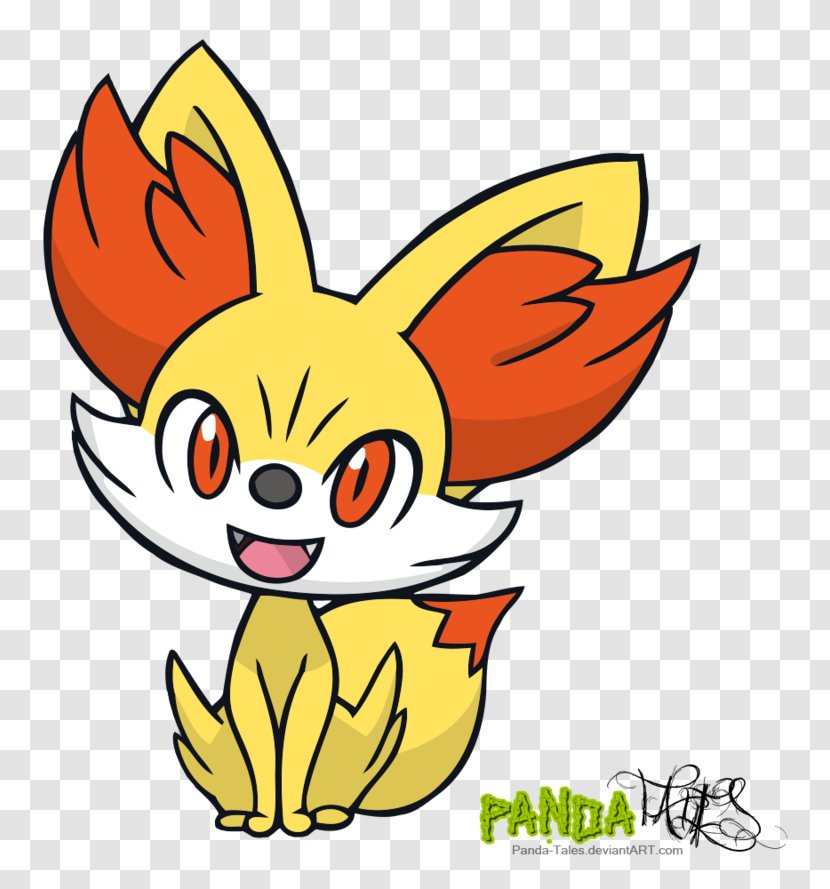 Pokémon X And Y Fennekin Drawing Vulpix - Pok%c3%a9mon - Fennec Transparent PNG